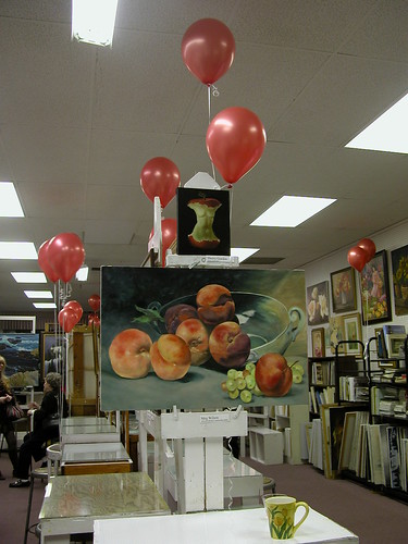 Peaches & balloons