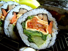 kim chee sushi colors