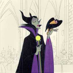 Maleficent and Raven